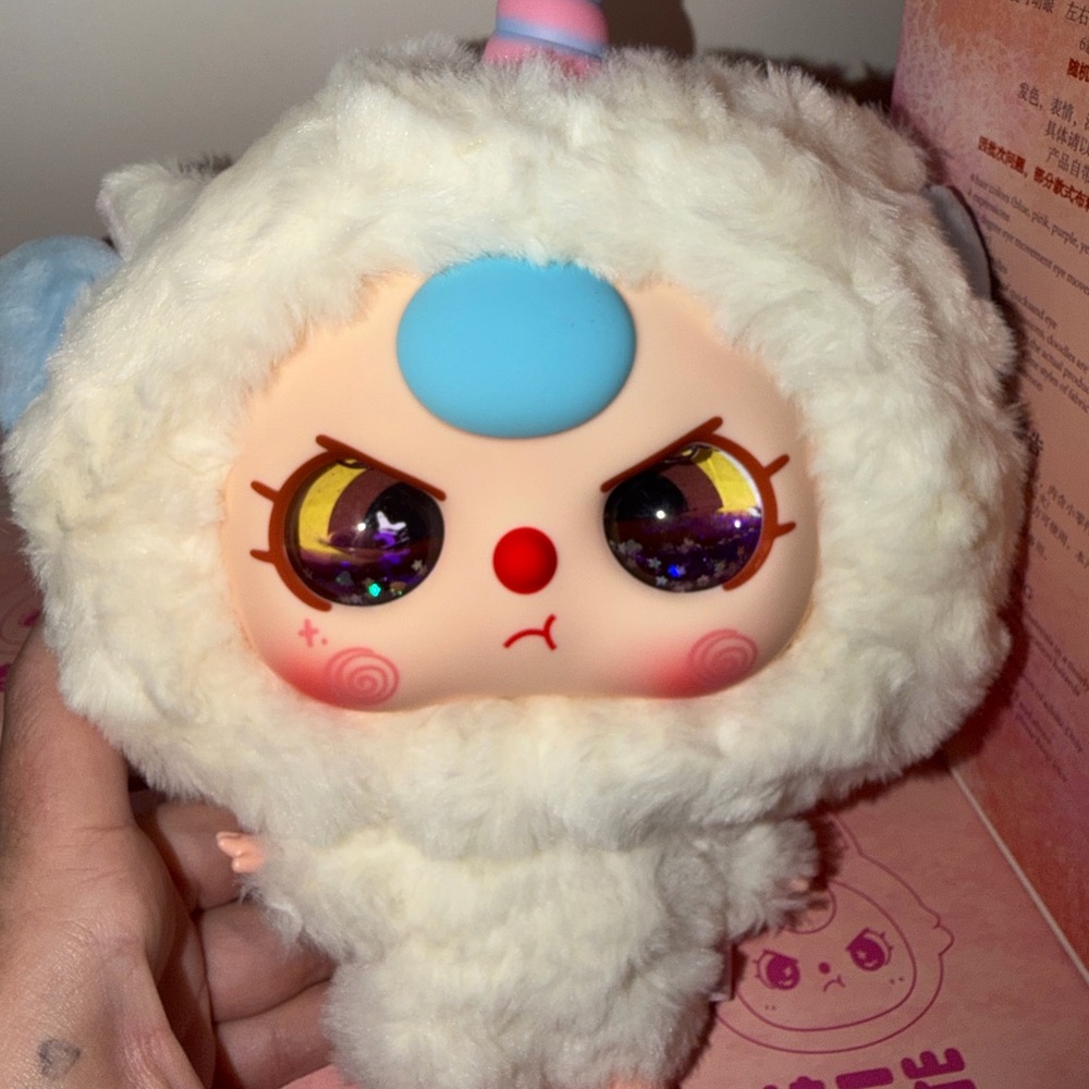 Authentic Baby Three big head with special glitter eyes